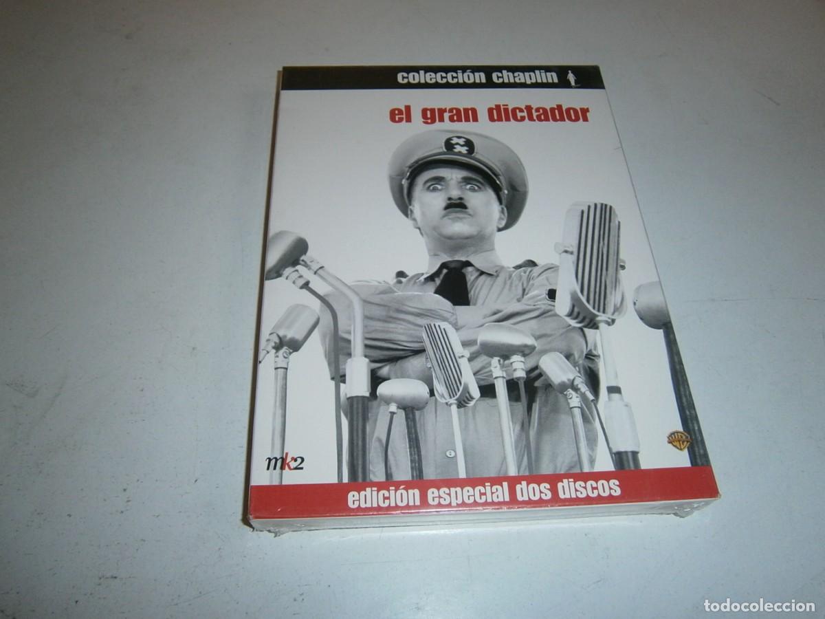 Cine: EL GRAN DICTADOR DVD COLECCION CHAPLIN EDICION ESPECIAL DOS DISCOS NUEVO PRECINTADO