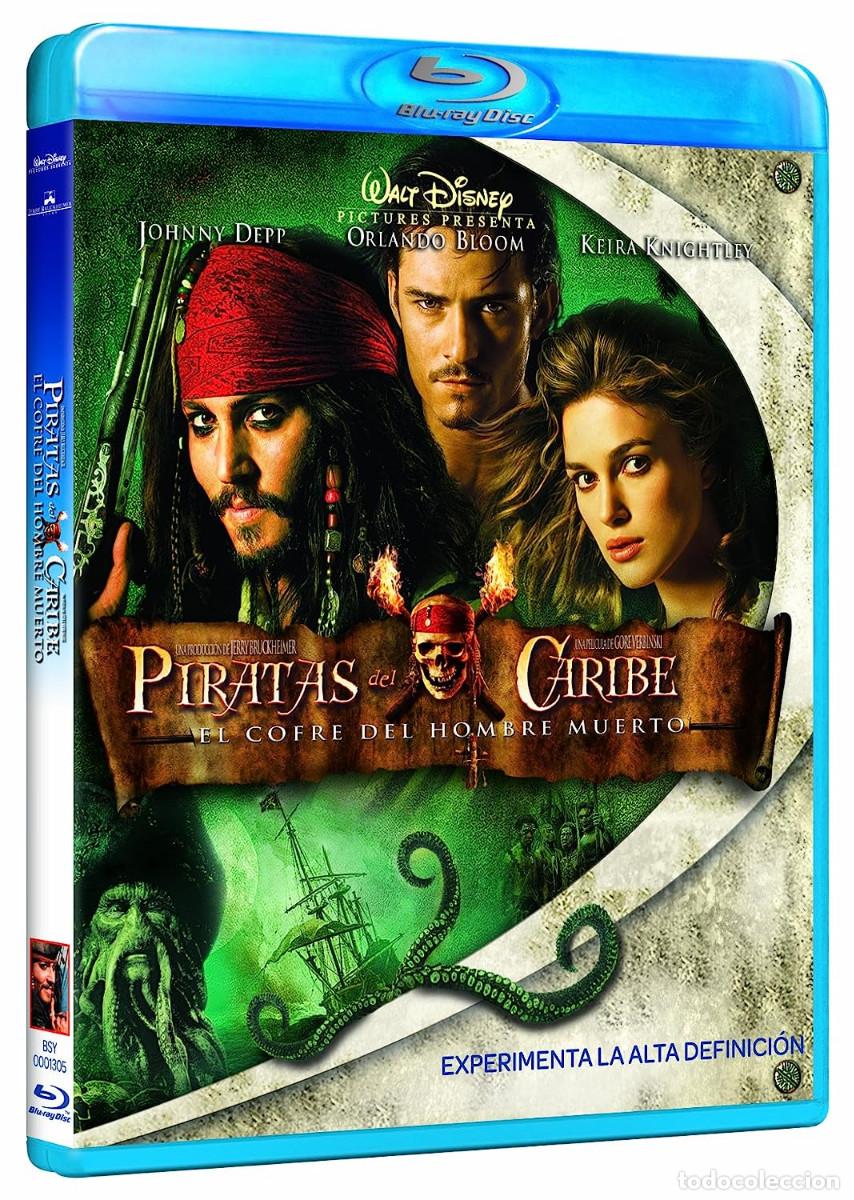 Cine: PIRATAS DEL CARIBE &rdquo;EL COFRE DEL HOMBRE MUERTO&rdquo; - BLURAY NUEVO Y PRECINTADO