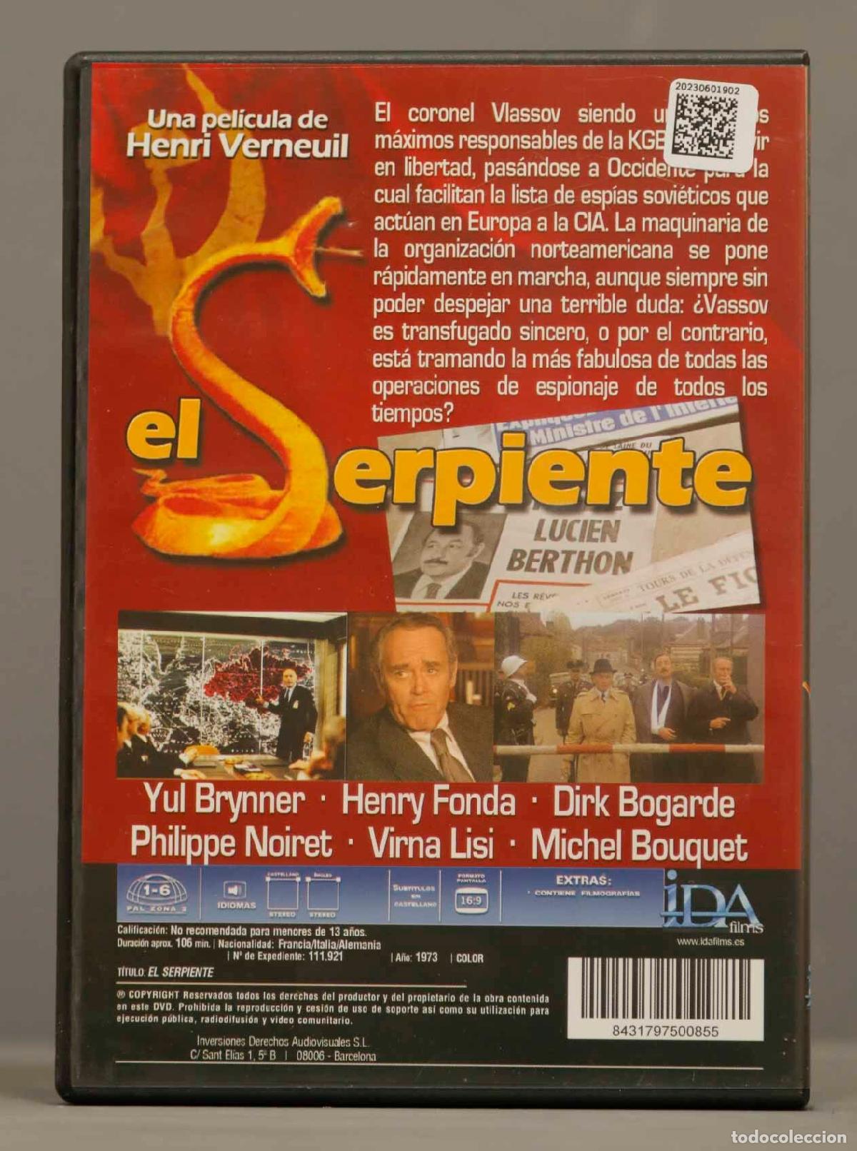 Cine: DVD. EL SERPIENTE - Foto 2