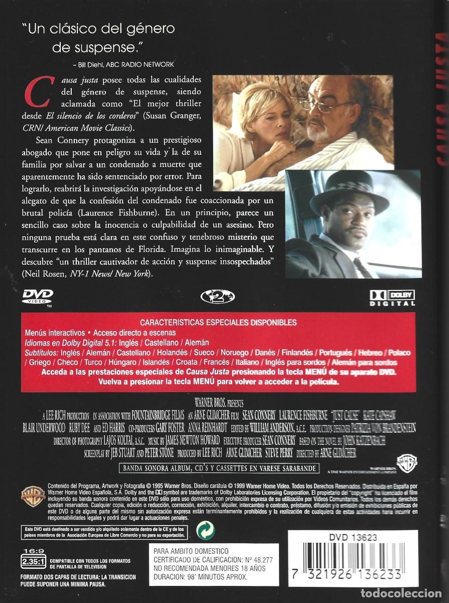 Cine: CAUSA JUSTA SEAN CONNERY - Foto 2