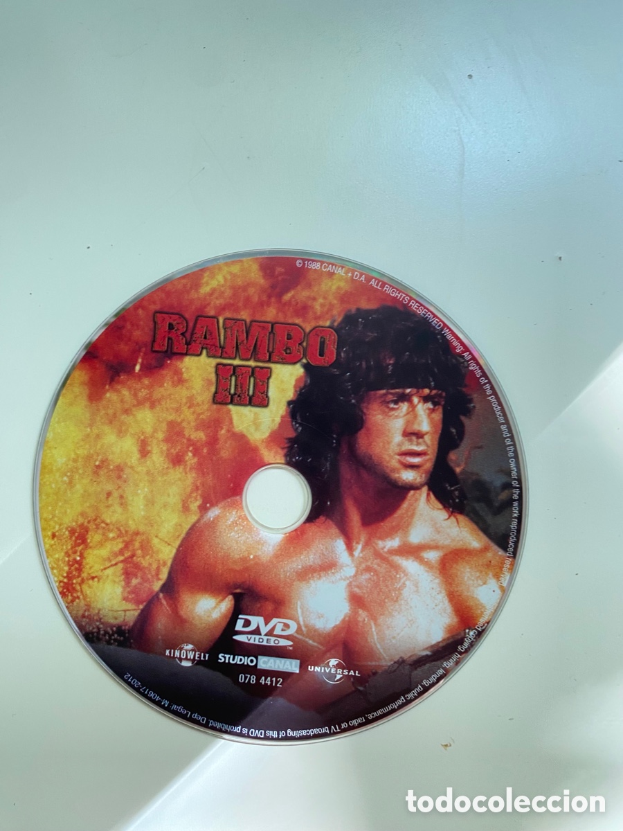 Cine: RAMBO 3 - SYLVESTER STALLONE/DVD - Foto 2
