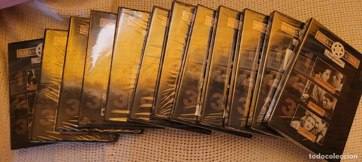 Cinema: Veinticuatro DVD con tres pel&iacute;culas cada uno. De la colecci&oacute;n Joyas del Cine. En Total setenta y do