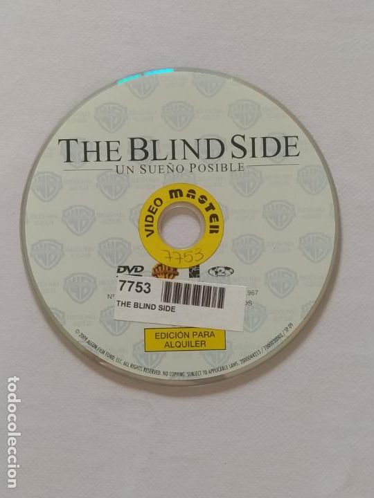 Cinema: DVD THE BLIND SIDE (UN SUE&Ntilde;O POSIBLE) - EDICION DE ALQUILER - SOLO DISCO - LEER DESCRIPCION (Y8)
