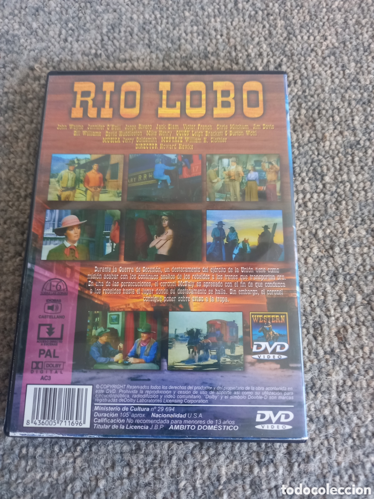 Cine: R&iacute;o Lobo. John Wayne - Foto 2
