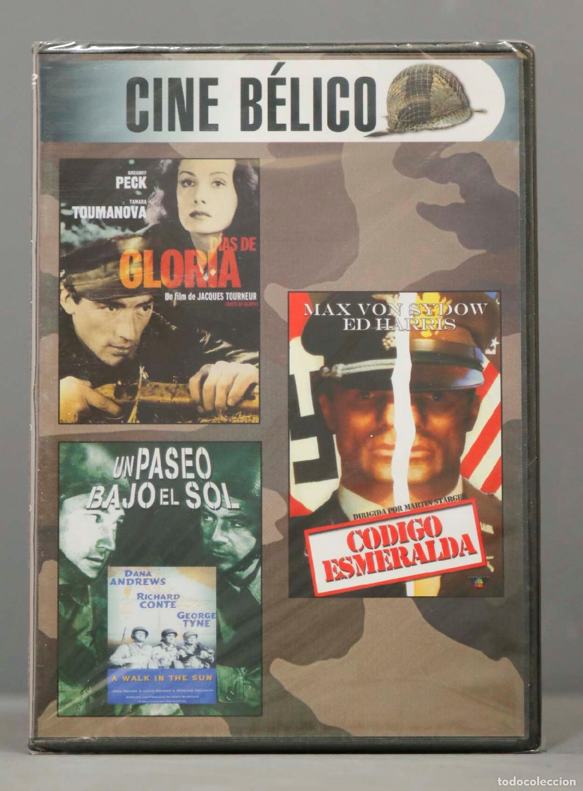 Kino: DVD. DIAS DE GLORIA. UN PASEO BAJO EL SOL. CODIGO ESMERALDA. PRECINTADO