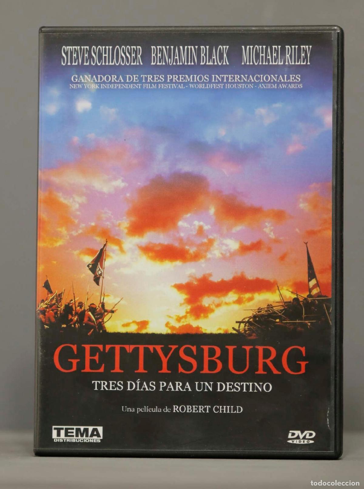 Kino: DVD. GETTYSBURG. TRES DIAS PARA UN DESTINO