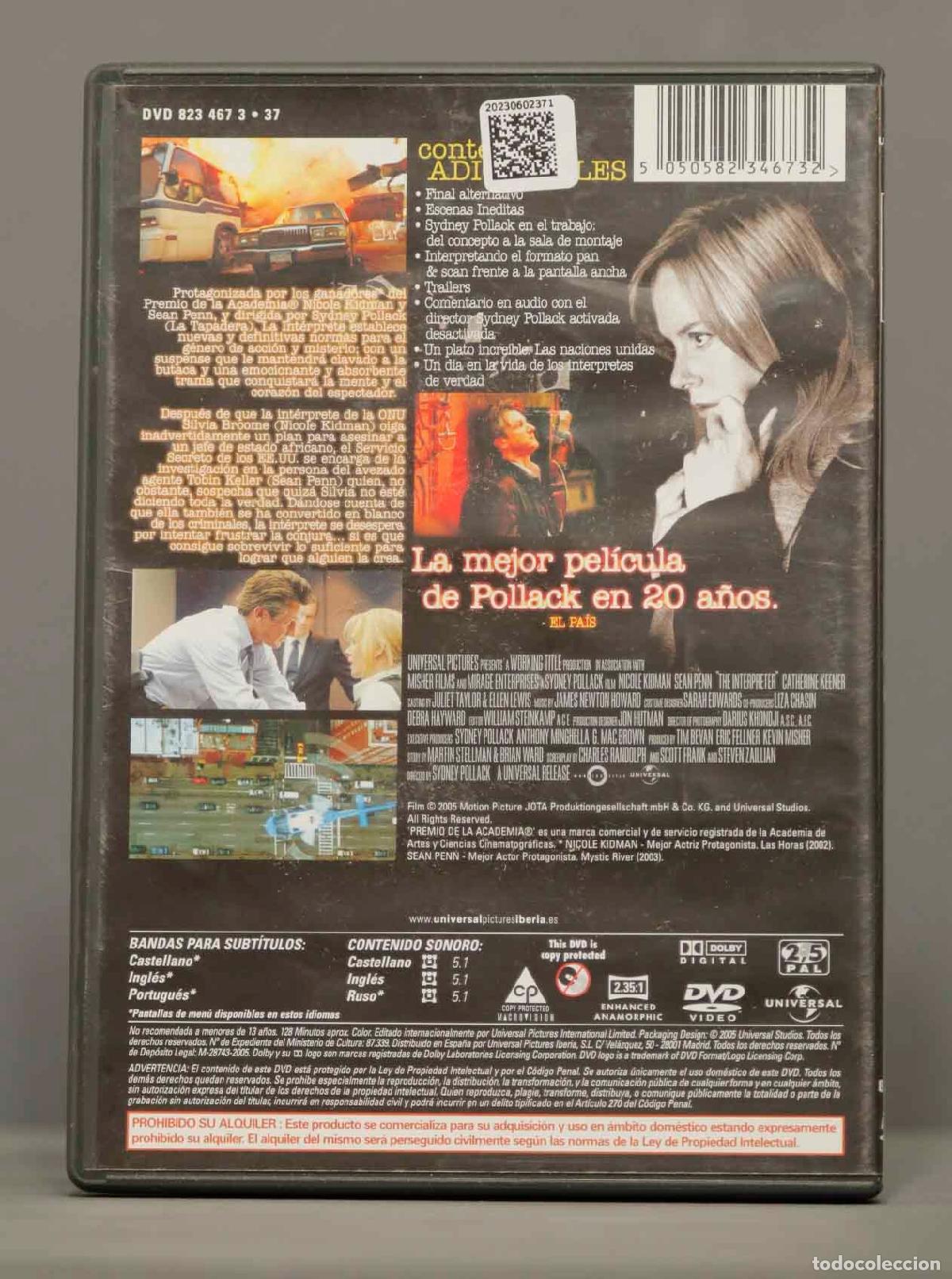 Cine: DVD. LA INTERPRETE - Foto 2