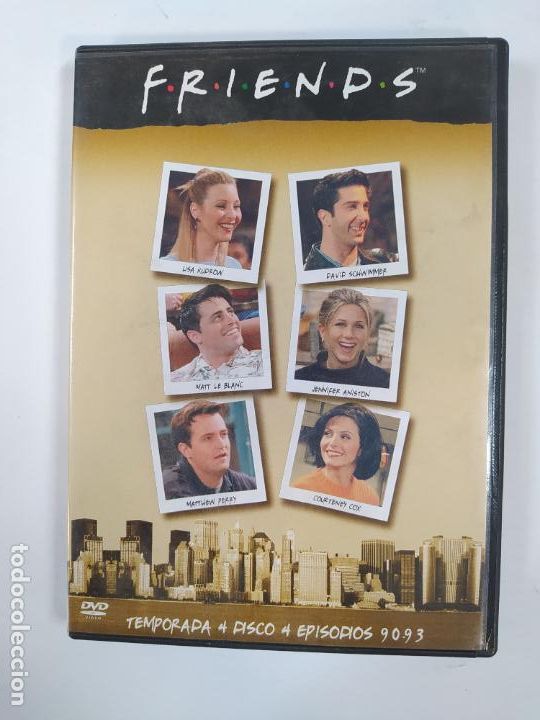 Cin&eacute;ma: FRIENDS. TEMPORADA 4 DISCO 4 EPISIODIOS 90-93. DVD. TDKV128