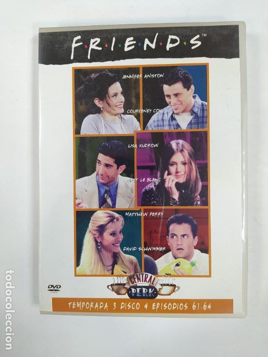 Cine: FRIENDS. TEMPORADA 3 DISCO 4 EPISIODIOS 61-64. DVD. TDKV128