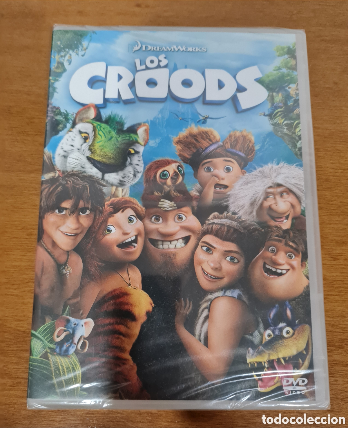 Cine: DVD pel&iacute;cula Los Croods DreamWorks nuevo precintado cavern&iacute;colas prehistoria