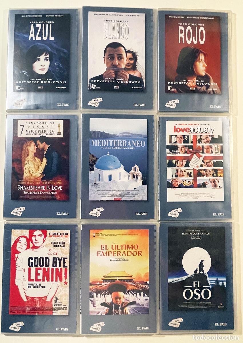 Cine: CINE EUROPEO EL PAIS LOTE 9 DVD AZUL BLANCO ROJO SHAKESPEARE IN LOVE MEDITERRANEO EL OSO&hellip;
