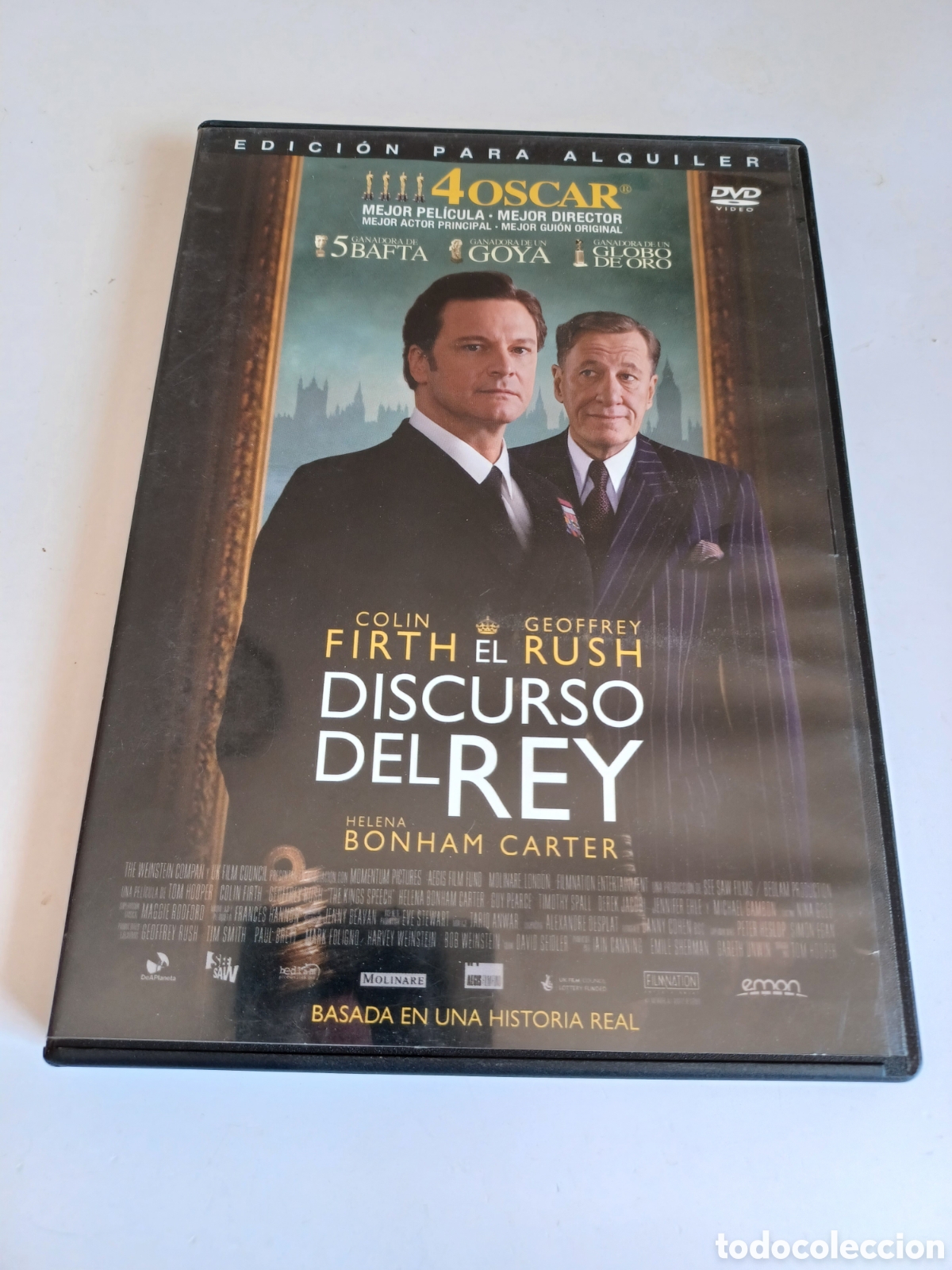 Cinema: V41 El discurso del rey -DVD PROCEDENTE VIDEOCLUB