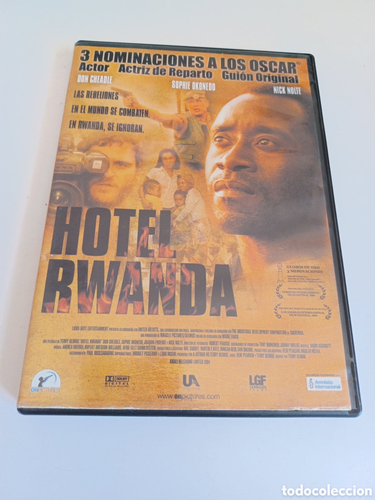 Cine: V36 hotel rwanda -DVD PROCEDENTE VIDEOCLUB