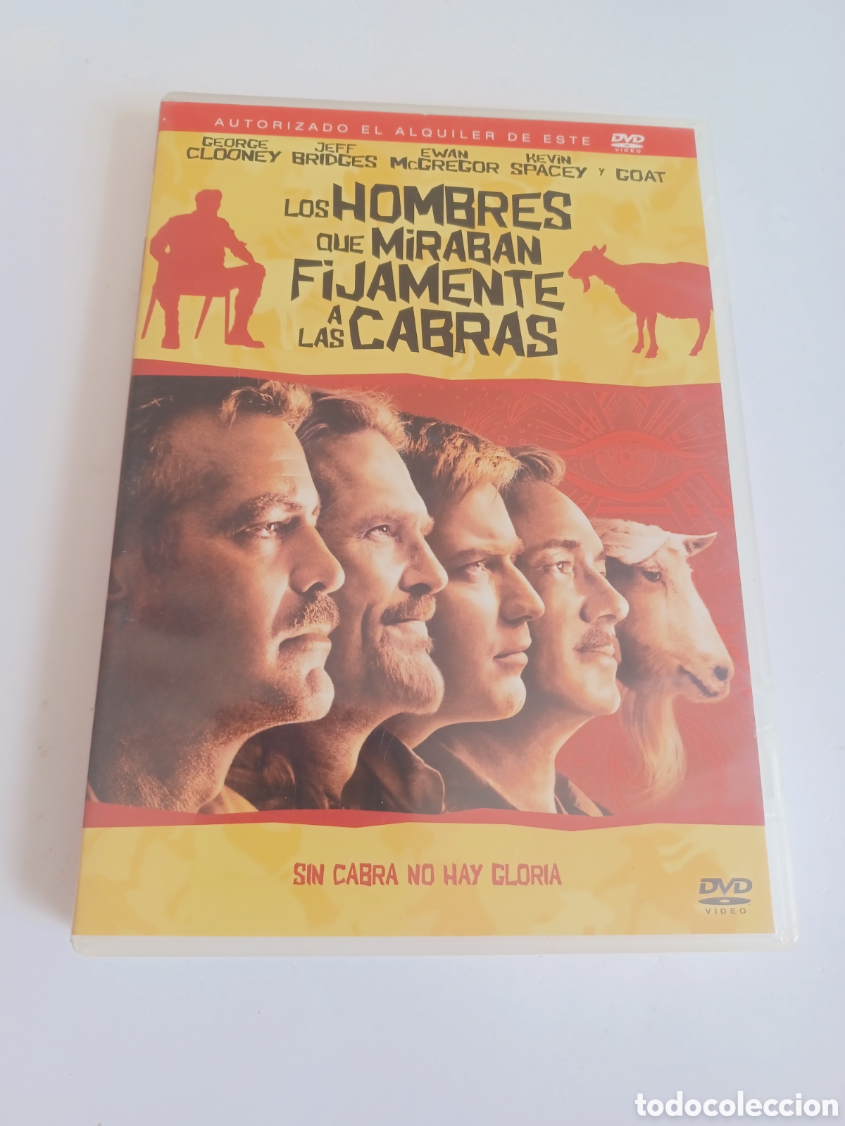Cinema: V55 Los hombres que miraban fijamente a las cabras -DVD PROCEDENTE VIDEOCLUB