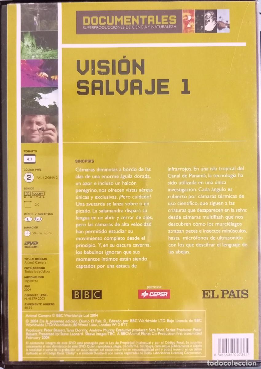 Cine: Visi&oacute;n salvaje 1. Documental BBC (dvd) - Foto 2