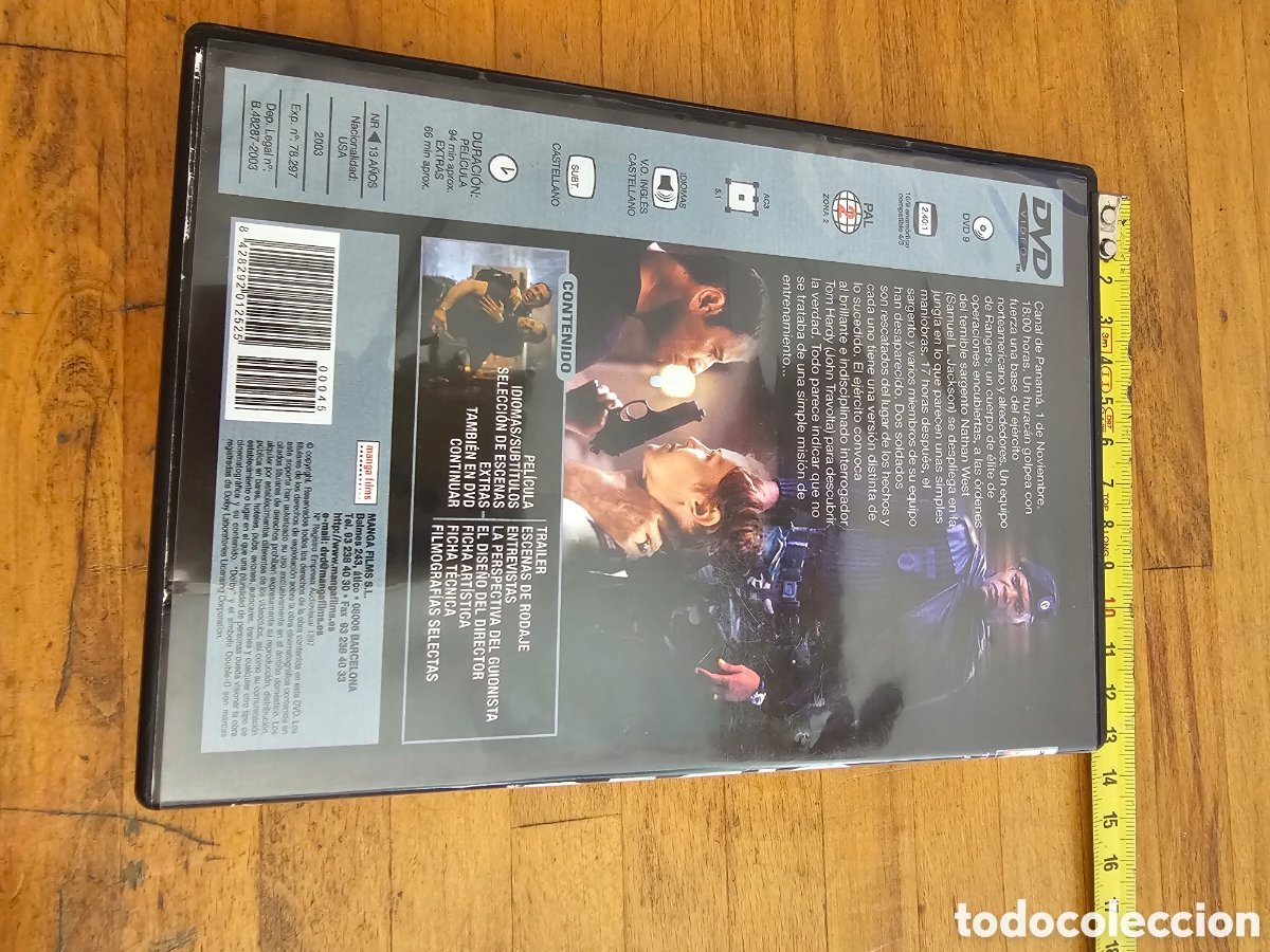 Cine: DVD de la Pel&iacute;cula Basic del 2003 John Travolta - Foto 3