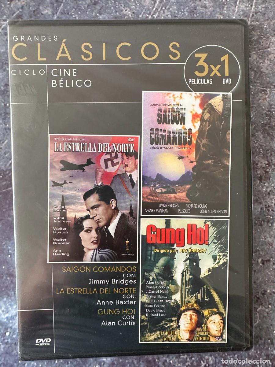 Cine: Saig&oacute;n Comandos + La Estrella del Norte + Gung Ho! (3x1 DVD) *Precintado*