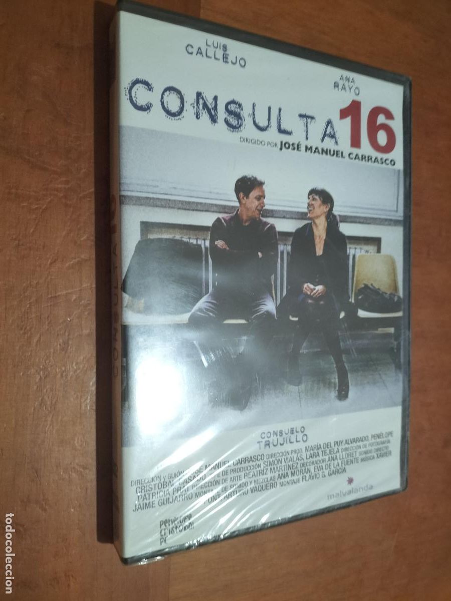 Kino: CONSULTA 16. JOSE MANUEL CARRASCO. LUIS CALLEJO. ANA RAYO. DVD CORTOMETRAJE. PRECINTADO