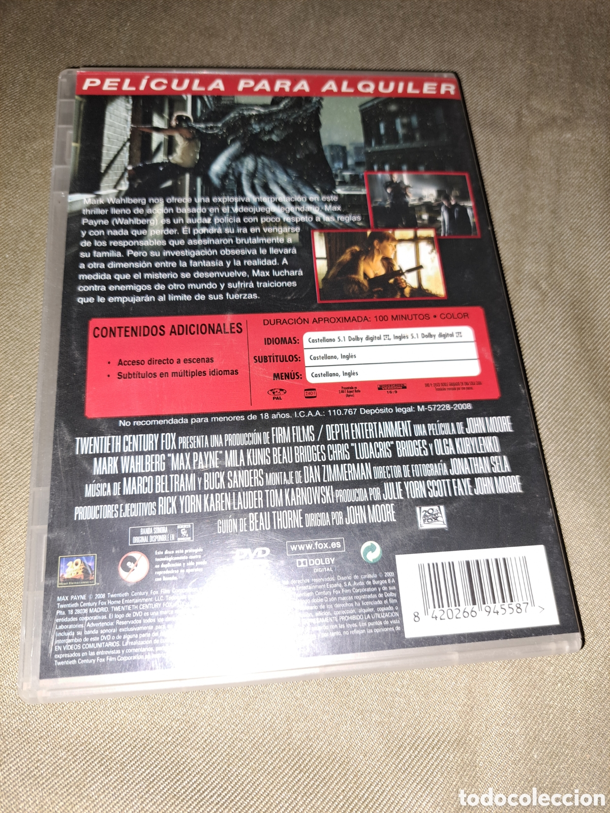 Cine: DVD MAX PAYNE, MARK WANLBERG - Foto 3