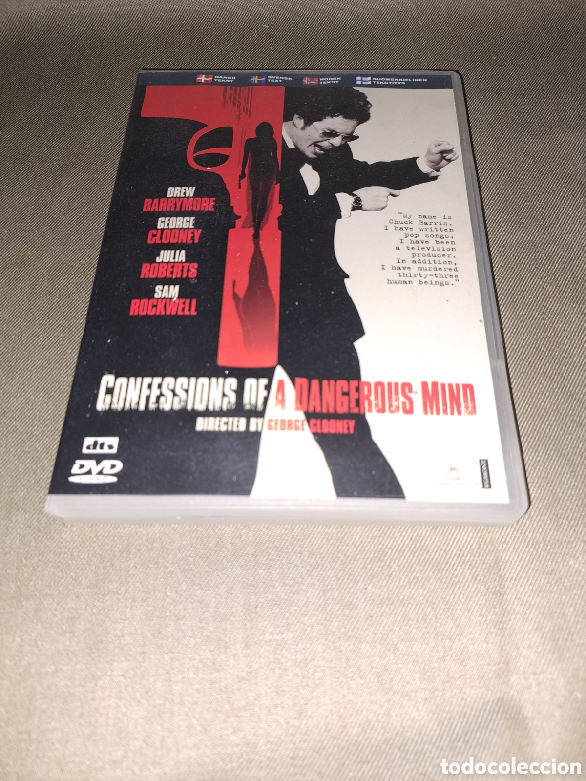 Cinema: DVD CONFESSIONS OF A DANGEROUS MIND ( INGL&Eacute;S)