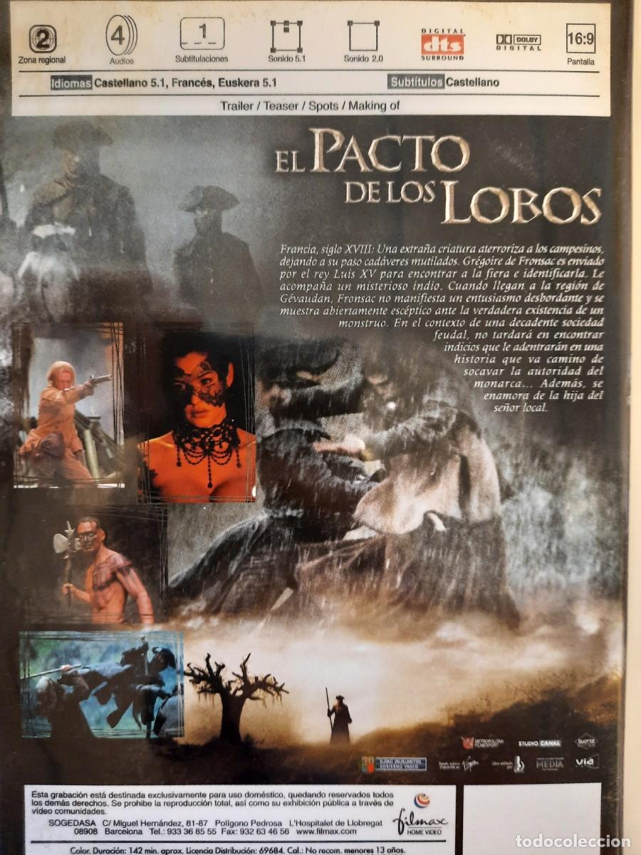 Cine: DVD. El pacto de los lobos. Christophe Gans - Foto 2
