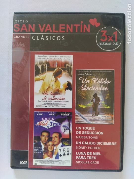 Kino: DVD UN TOQUE DE SEDUCCION / UN CALIDO DICIEMBRE / LUNA DE MIEL PARA TRES - CAJA SLIM (AU)