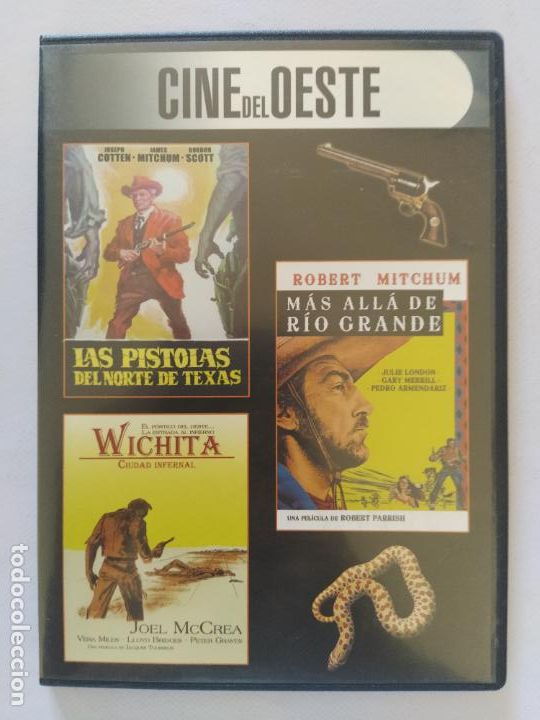 Kino: DVD LAS PISTOLAS DEL NORTE DE TEXAS / MAS ALLA DE RIO GRANDE / WICHITA - CAJA SLIM (AY)