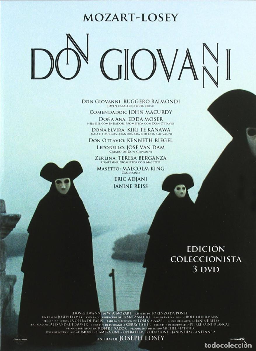 Cine: NUEVO / Don Giovanni- Losey- Edici&oacute;n especial 3 DVD