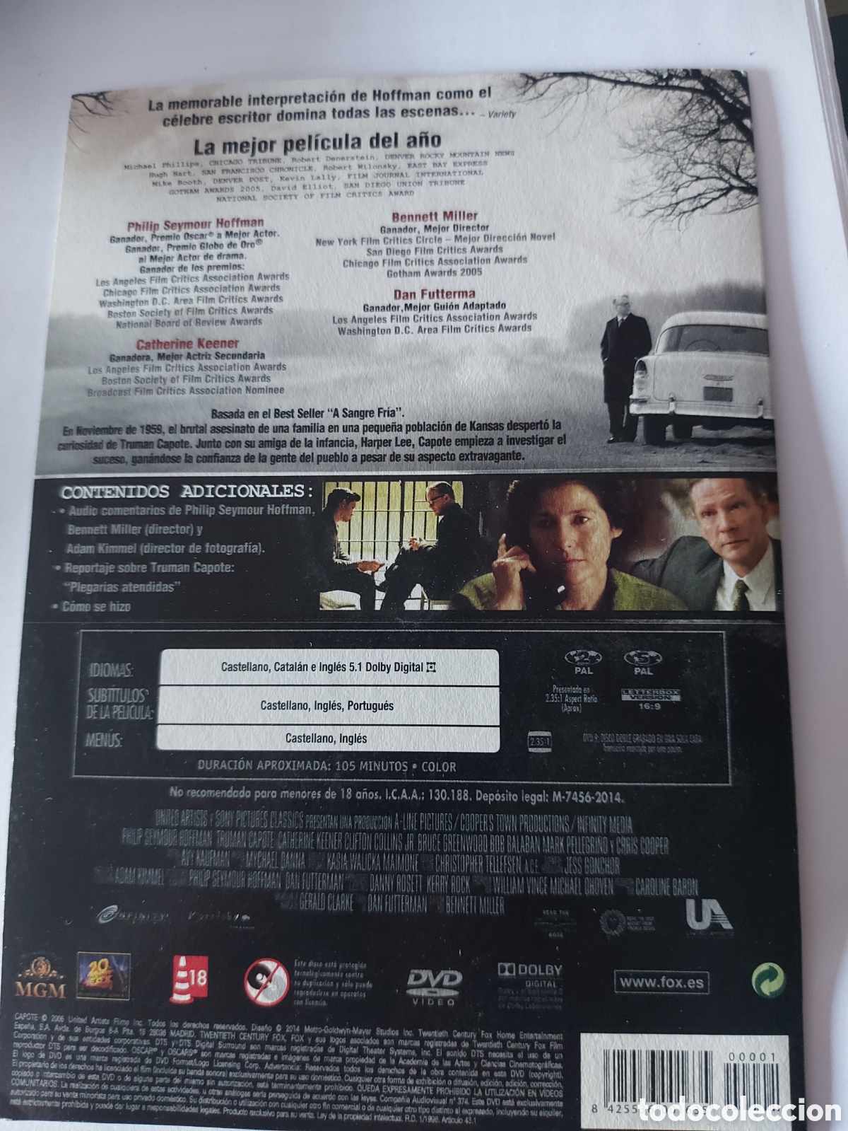 Cine: TRUMAN CAPOTE . DVD - Foto 2
