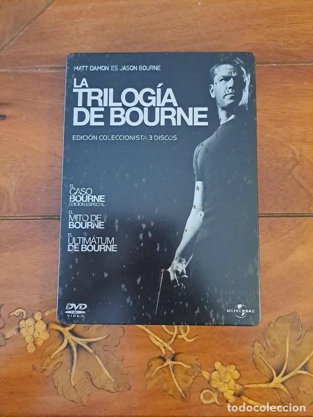 Cine: !!! TRILOGIA DE BOURNE !!! COMO NUEVA EN STEELBOOK - DE CULTO