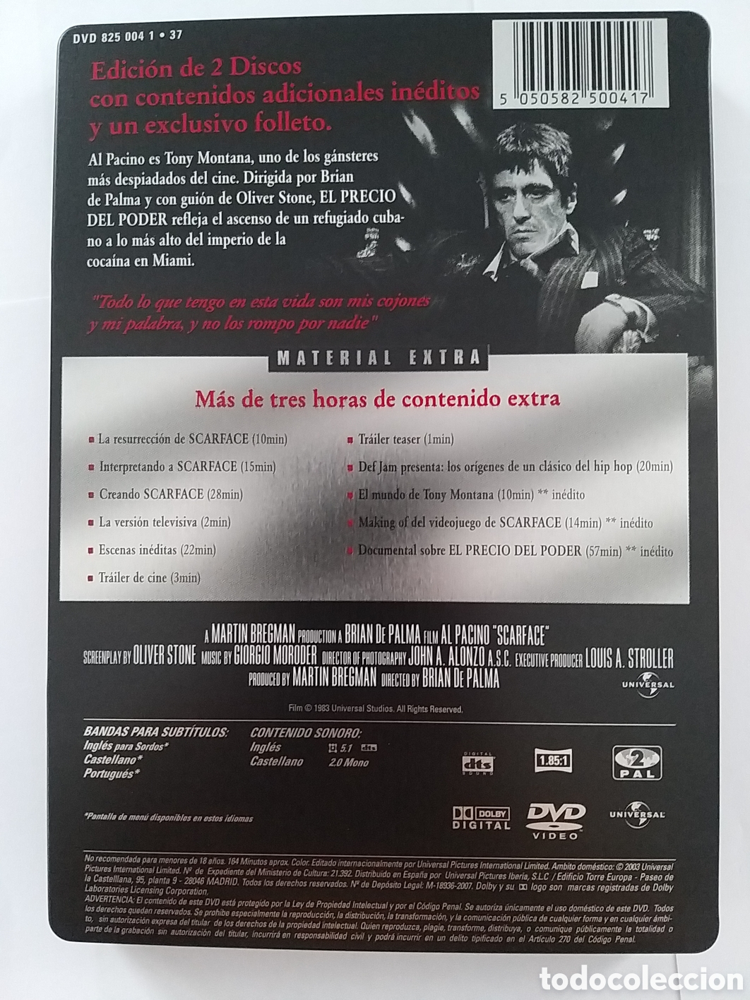 Cine: EL PRECIO DEL PODER - 2 DVD LIMITED EDITION - Foto 2
