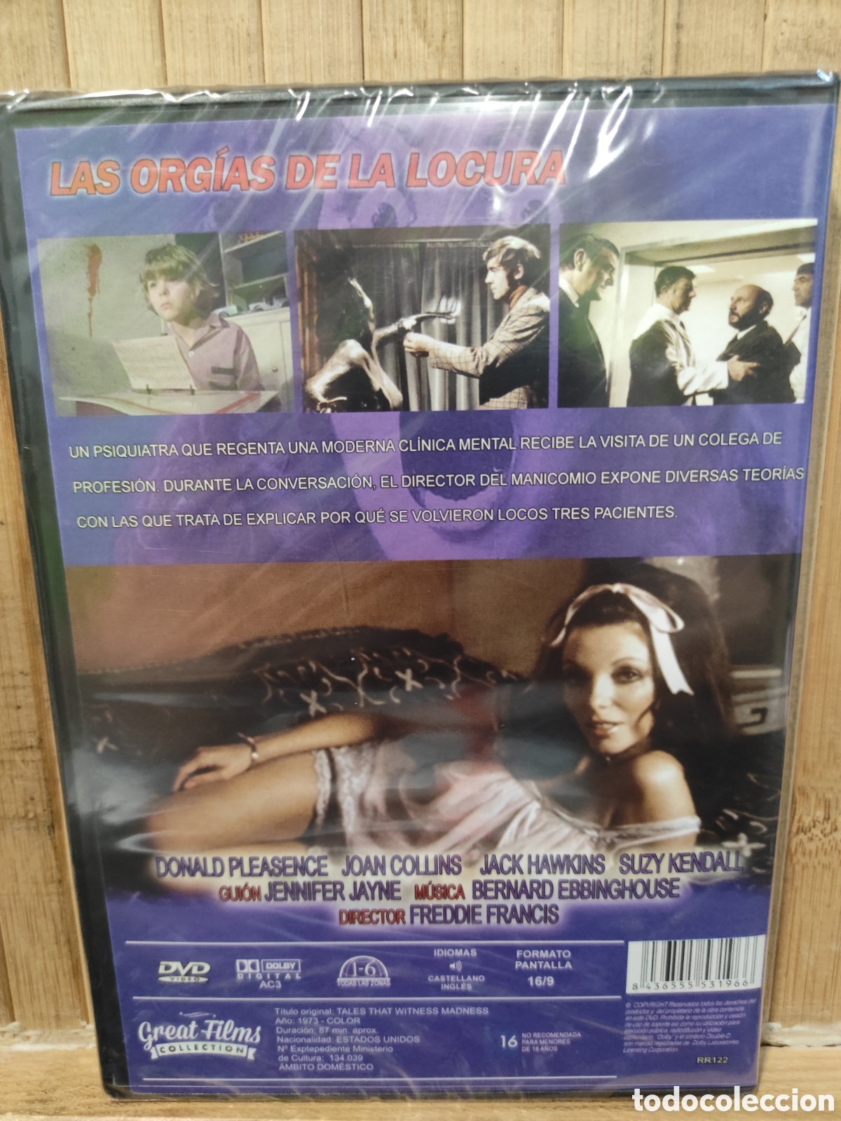 las orgías de la locura -dvd precintado - Compra venta en todocoleccion