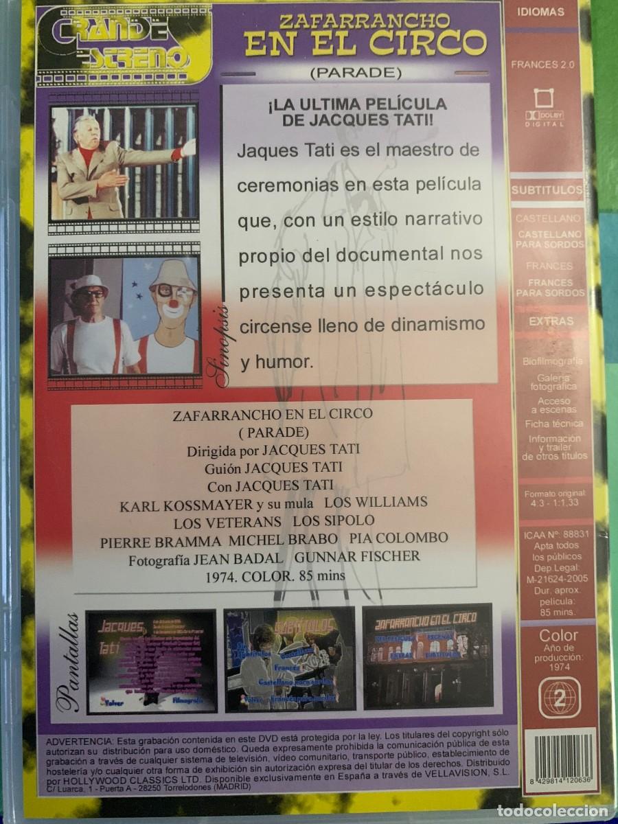 Cine: ZANFARRANCHO EN EL CIRCO - Foto 2
