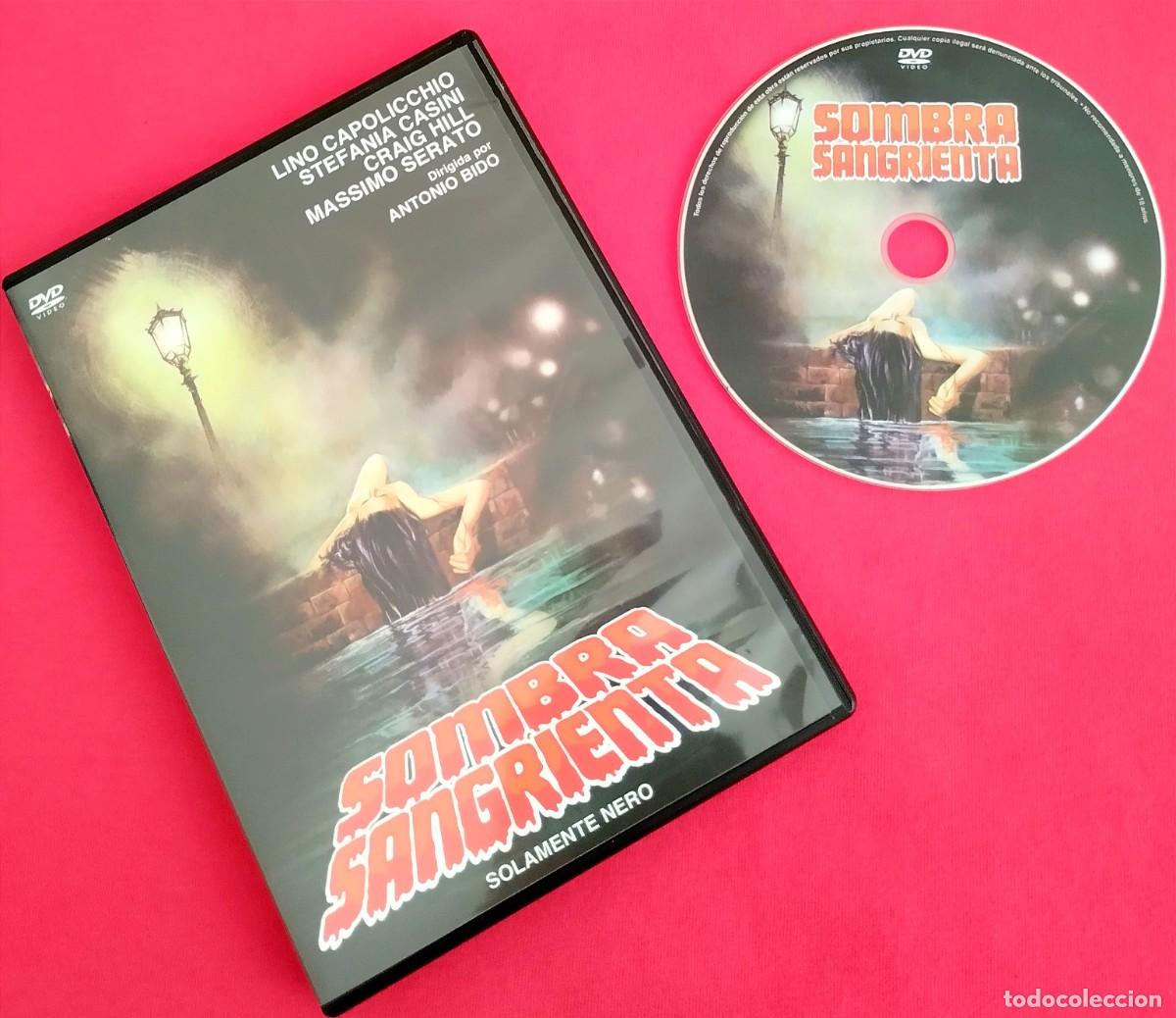Cine: DVD - SOMBRA SANGRIENTA (SOLAMENTE NERO) TERROR - GIALLO - DIRECTOR ANTONIO BIDO, A&Ntilde;O 1978