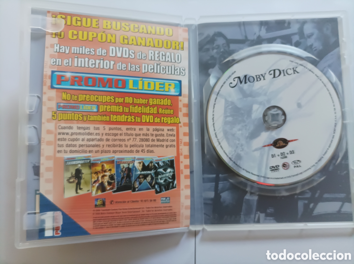 Cine: Moby Dick. John Houston. Gregory Peck. DVD. - Foto 2