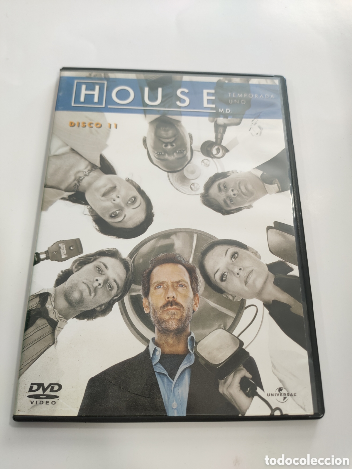 Cinema: DVS18 House temp.1 disco 11 DVD TAPA FINA SEGUNDAMANO