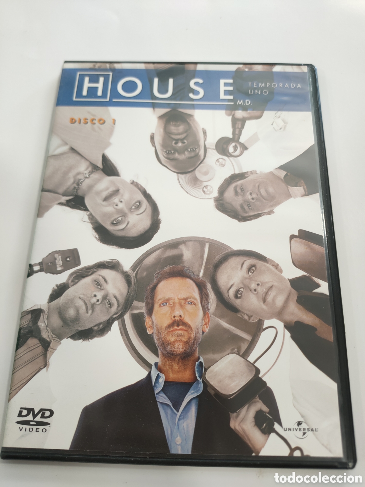 Cinema: DVS27 House temp.1 disco 1 DVD TAPA FINA SEGUNDAMANO