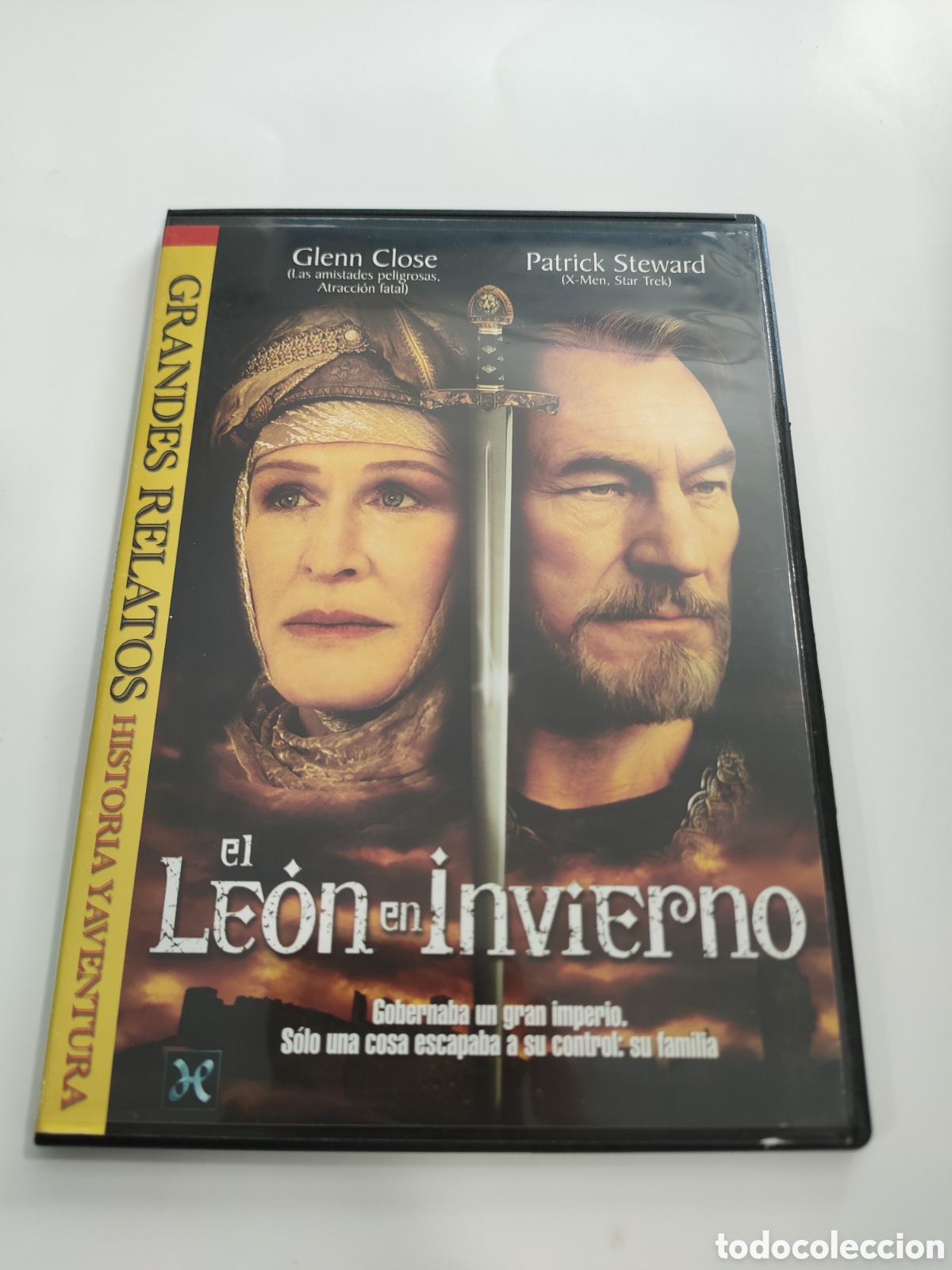 Cinema: DVS28 el le&oacute;n de invierno DVD TAPA FINA SEGUNDAMANO