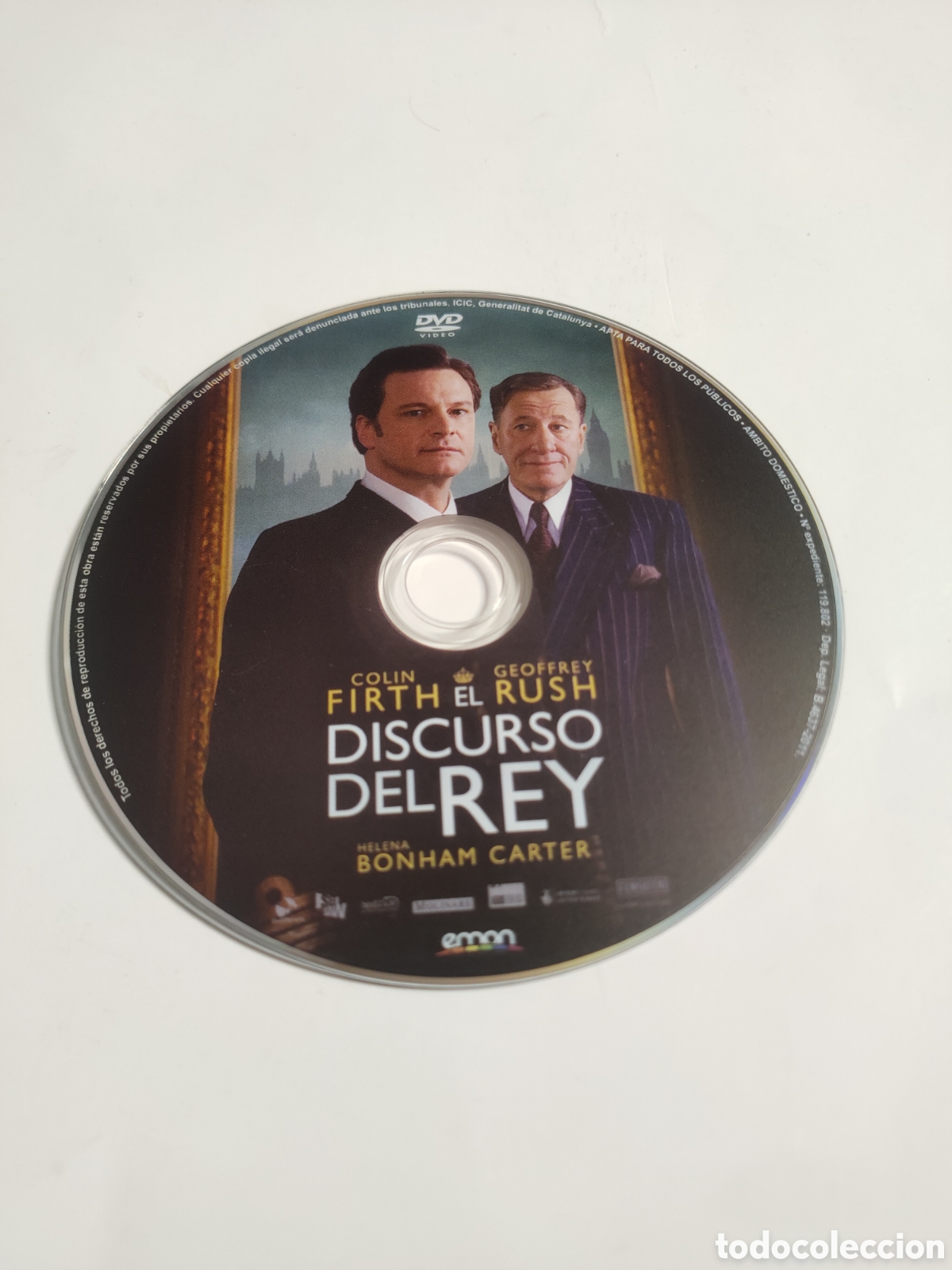 Cinema: SD1572 el discurso del rey SOLO DISCO DVD