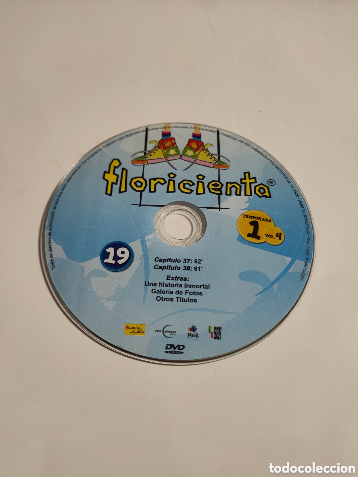 Cinema: SD1591 Floricienta dvd 19 SOLO DISCO DVD