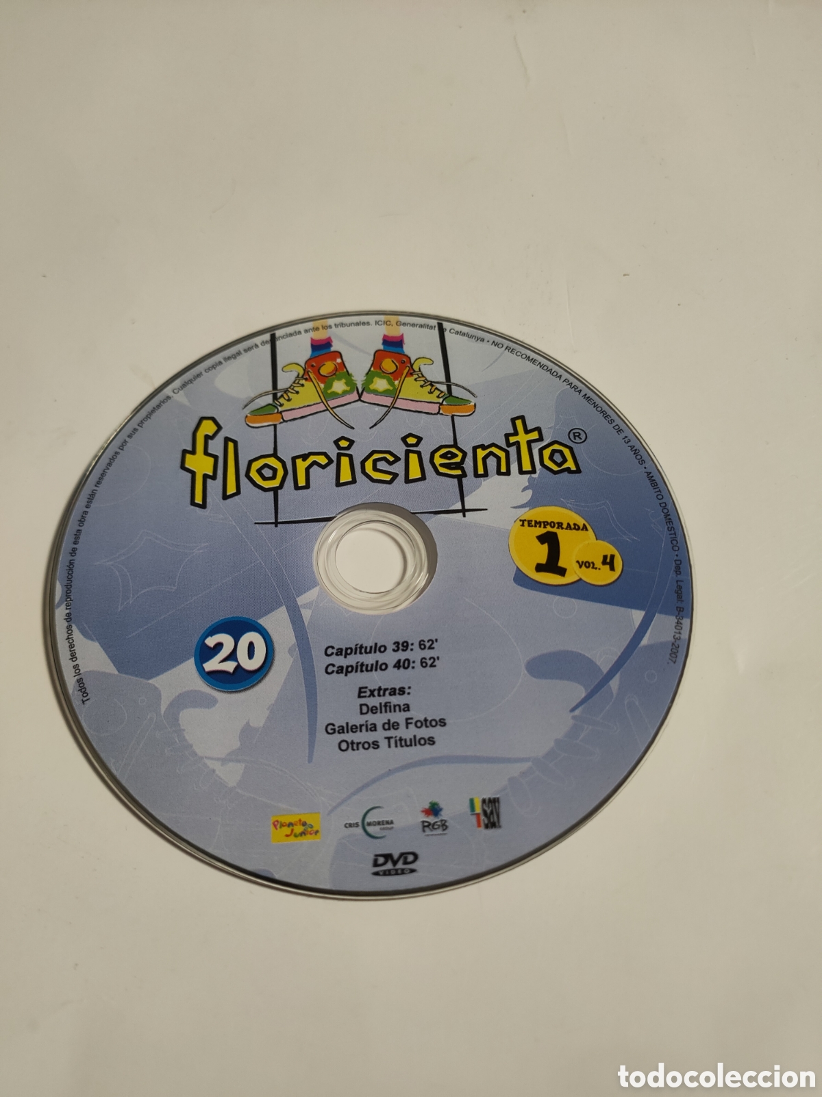 Cinema: SD1598 Floricienta dvd 20 SOLO DISCO DVD