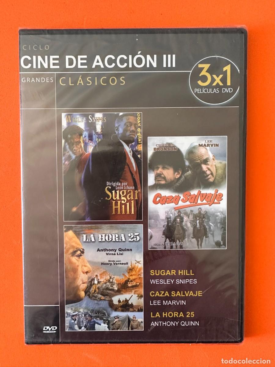 Cine: Sugar Hill + Caza Salvaje + La hora 25 (3x1 DVD) *Precintado*
