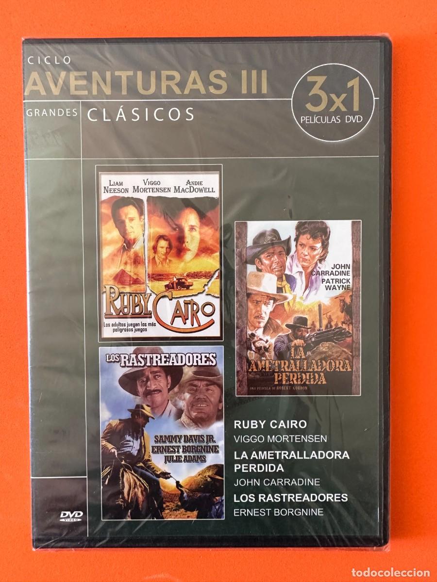 Cine: Ruby Cairo + La ametralladora perdida + Los rasttreadores (DVD) *Precintado*