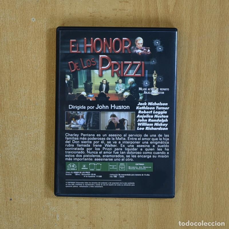 Cine: EL HONOR DE LOS PRIZZI - DVD - Foto 2