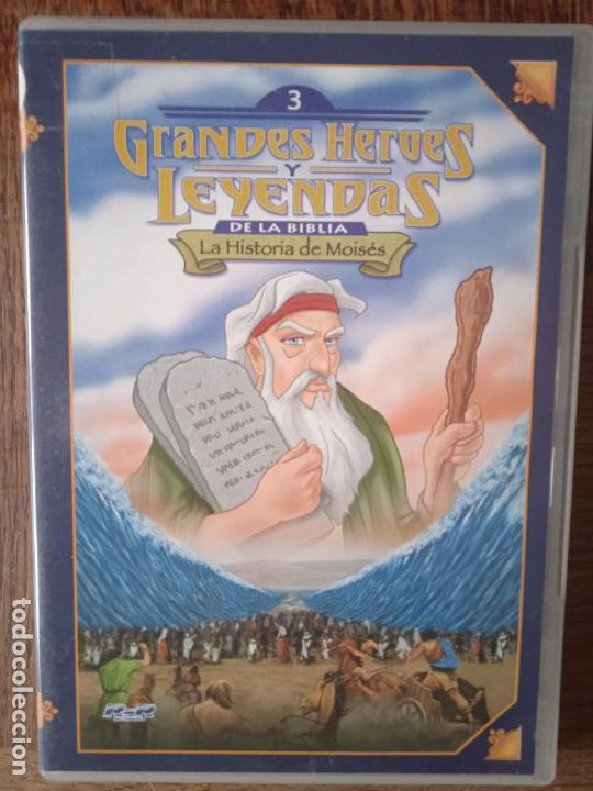 Kino: LA HISTORIA DE MOISES, GRANDES HEROES Y LEYENDAS DE LA BIBLIA 3 - DVD - DIBUJOS ANIMADOS