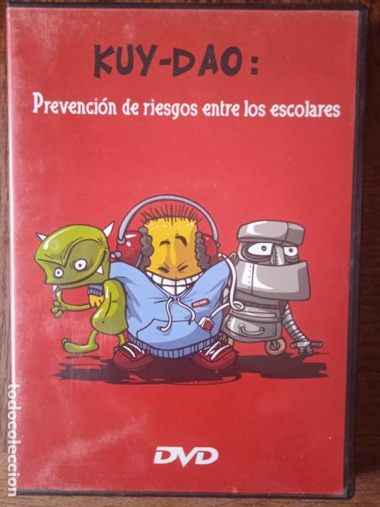 Cine: KUY-DAO PREVENCION DE RIESGOS ENTRE LOS ESCOLARES - DVD INTERACTIVO - DIBUJOS ANIMADOS