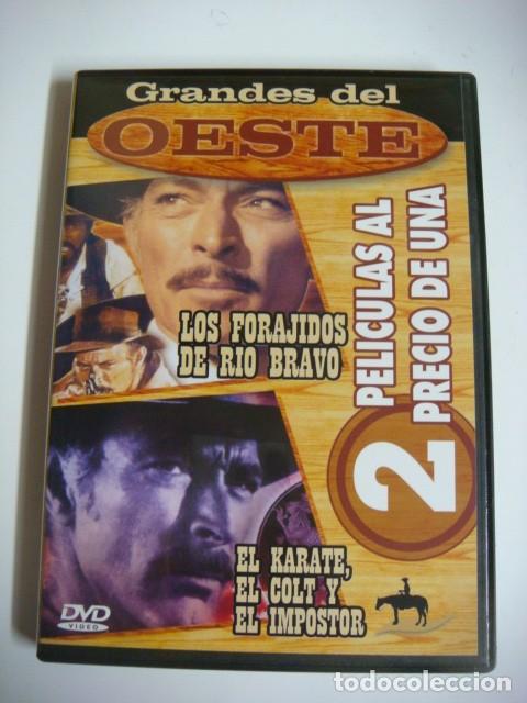 Cinema: D.V.D. DE 2 X 1 LOS FORAJIDOS DE RIO BRAVO Y EL KARATE EL COLT Y EL IMPOSTOR-(G)