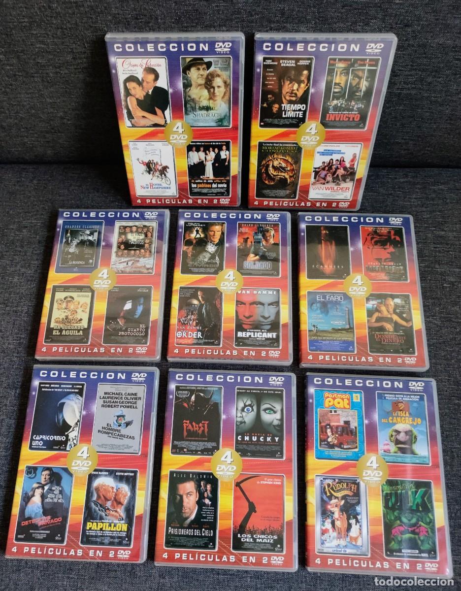 Cinema: 16 DVD / 32 PEL&Iacute;CULAS - COLECCION 4 PELICULAS EN 2 DVD (ver fotos y leer descripci&oacute;n) / 8x2 DVD