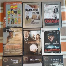 Cine: LOTE DE 9 DVDS: HUNDIMIENTO, ILUSIONISTA, MONSTER, AMERICANO IMPASIBLE, DOLCE VITA, OMAGH...