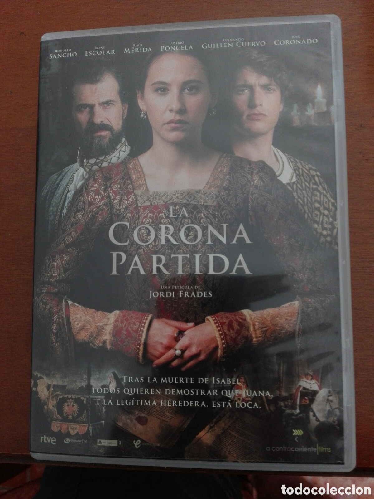 Cine: La Corona partida. Dvd.